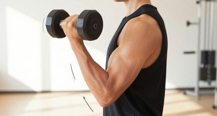 Cara-Melakukan-Gerakan-Hammer-Curl-Guna-Mempertebal-Otot-Lengan-Bagian-Samping